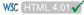 Valid HTML 4.01 Strict
